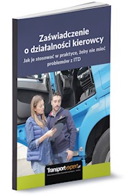 Zaświadczenie o działalności kierowcy -  - książka