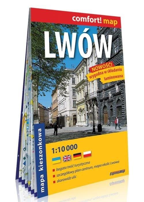 Comfort! map Lwów 1:10 000 plan miasta mini -  - książka