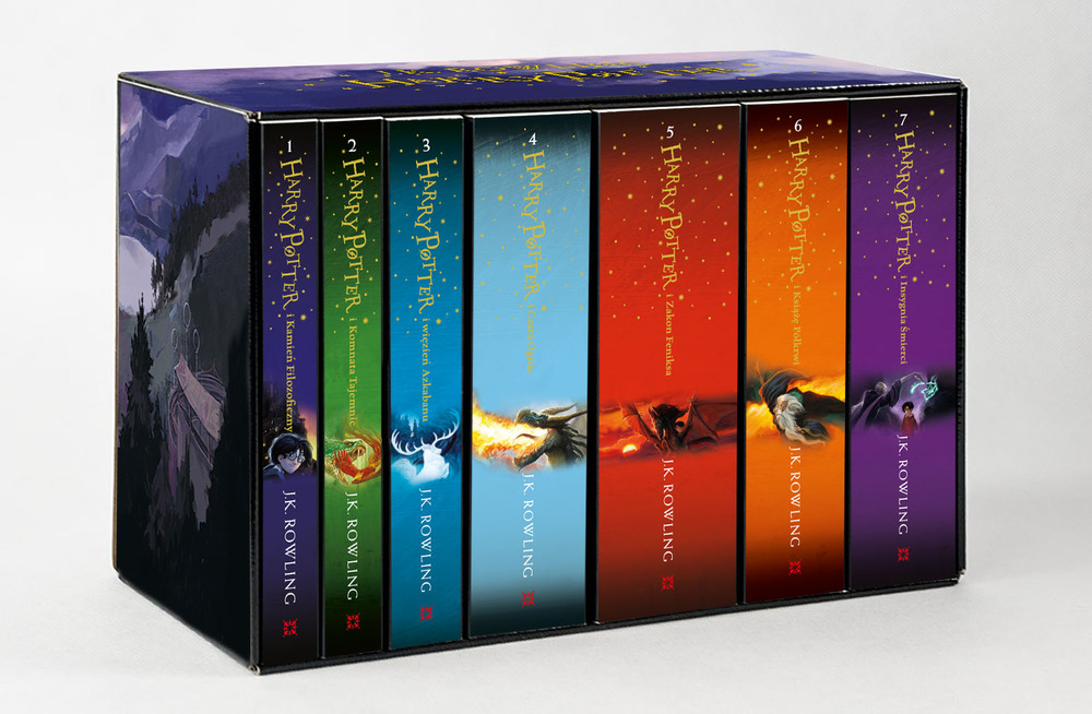 Pakiet: Harry Potter. Tom 1-7 (Duddle) - JK Rowling - książka