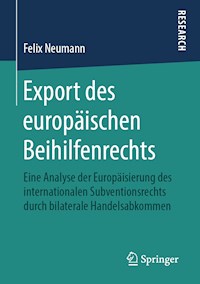 Export des europäischen Beihilfenrechts - Felix Neumann - ebook