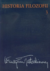 Historia filozofii Tom 3 - Tatarkiewicz Władysław - książka