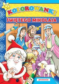 Kolorowanki Świętego Mikołaja -  - książka