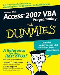 Access 2007 VBA Programming For Dummies - Joseph C. Stockman - ebook