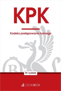 KPK Kodeks postępowania karnego -  - książka