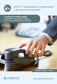 Organización empresarial y de recursos humanos. ADGG0408 - Inmaculada Pavía Sánchez - ebook