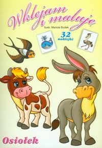 Osiołek Wklejam i maluję -  - książka