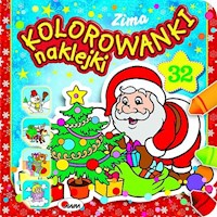Kolorowanki naklejki Zima - Budek Mariola - książka