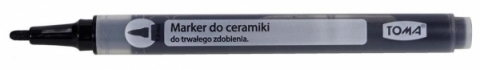 Marker do ceramiki czarny TOMA -  - książka