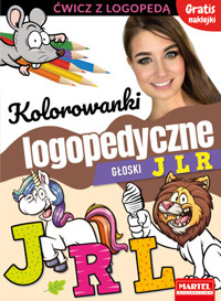 Kolorowanki logopedyczne. Głoski J L R - Magdalena Małecka - książka