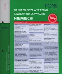 Błyskawicznie zwroty i wyrażenia niemieckie -  - książka