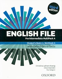 English File 3E Pre-Intermediate Multipack A+ Oxford Online Skills - Latham-Koenig Christina, Oxenden Clive - książka