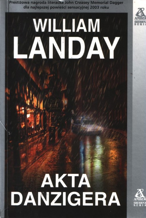 Okładka książki Akta Danzigera