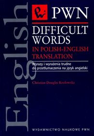 Difficult words - Kozłowska Christian D. - książka