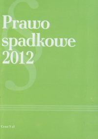 Prawo spadkowe 2012 -  - książka
