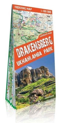 Góry Smocze Ukhahlamba Park. Trekking map w skali 1:100 000 (laminowana) - zbiorowa praca - książka