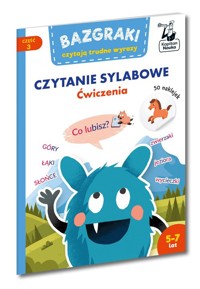 Bazgraki czytają trudne wyrazy Czytanie sylab Ćwicz Kapitan - Osuchowska Zuzanna - książka