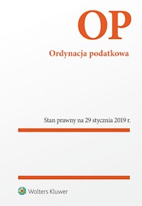 Ordynacja podatkowa w.25 St.pr.29.01.2019 -  - książka
