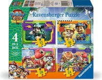 Ravensburger, Puzzle 4w1: Psi Patrol i dinozaury (12004365) -  - książka