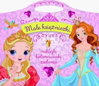Małe księżniczki. Naklejki, kolorowanki, zadania - zbiorowa praca - książka