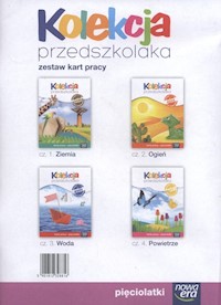 Kolekcja przedszkolaka Pięciolatki Część 1-4 -  - książka