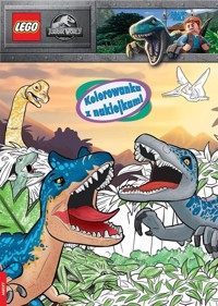 Lego Jurassic World Kolorowanka Z Naklejkami -  - książka