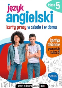 Język angielski. Karty pracy w szkole i w domu. Klasa 5 - Wioleta Antecka - książka
