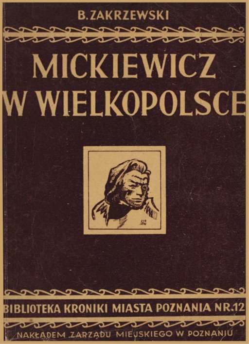Okładka książki Mickiewicz w Wielkopolsce