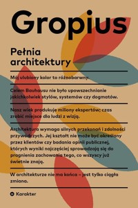 Pełnia architektury - Gropius Walter - ebook + książka