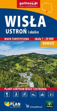 Wisła Ustroń. Mapa turystyczna w skali 1:20 000 - zbiorowa praca - książka