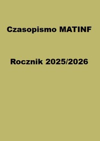 Rocznik Czasopisma MATINF 2025/2026 - Redakcja Czasopisma MATINF - ebook