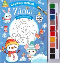 Malowane farbkami. Zima - zbiorowa praca - książka