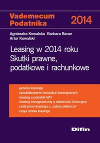 Leasing w 2014 roku - Kowalska Agnieszka, Baran Barbara, Kowalski Artur - książka
