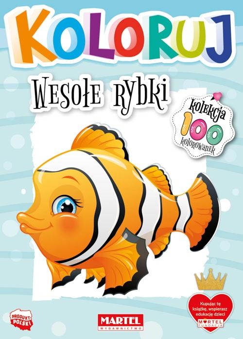 Koloruj - Wesołe rybki - zbiorowa praca - książka