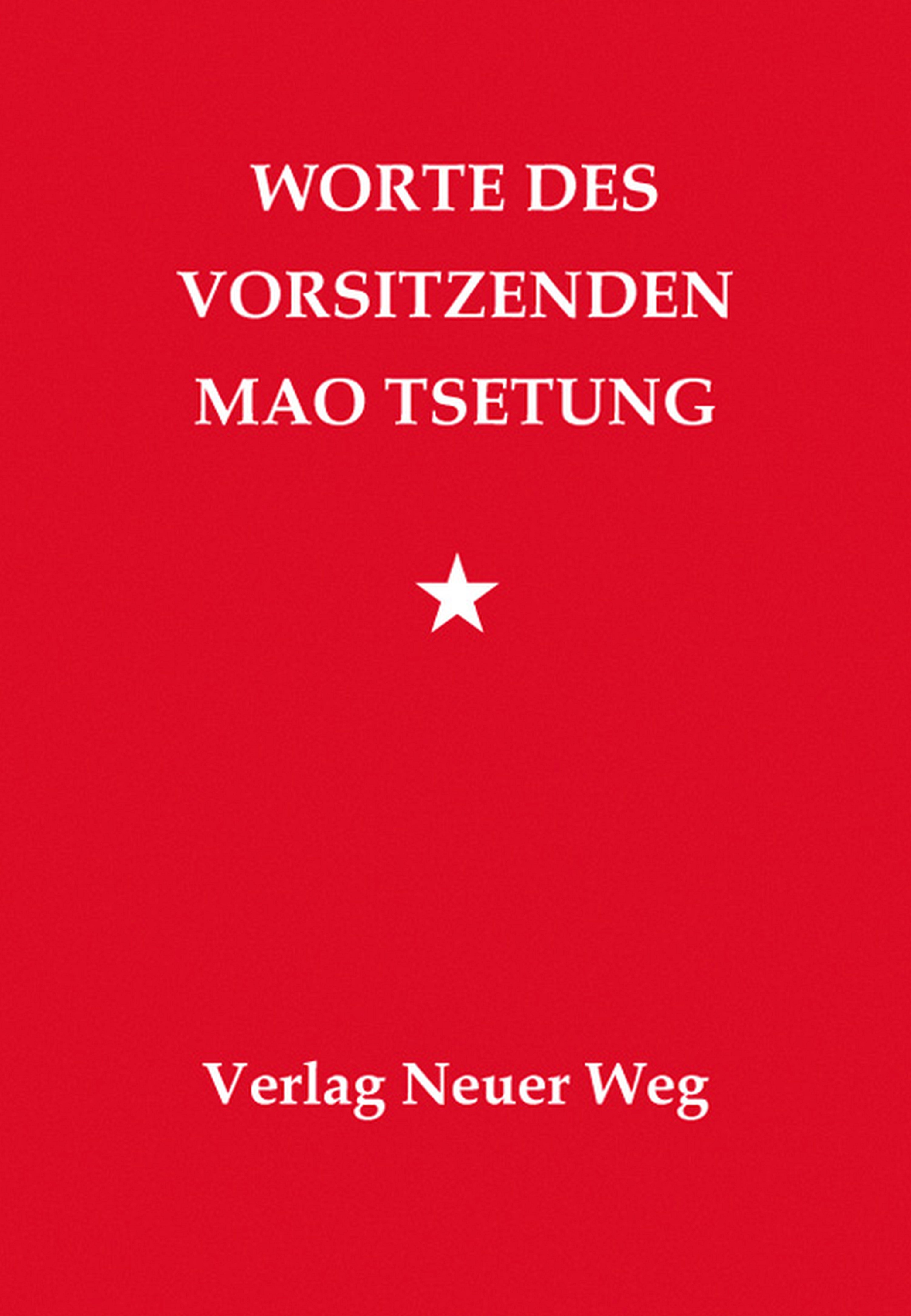 Worte des Vorsitzenden