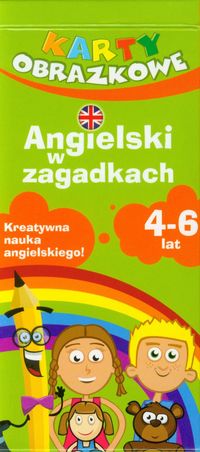 Angielski w zagadkach 4-6 lat Karty obrazkowe -  - książka
