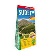 Sudety laminowana mapa turystyczna  1:120 000 -  - książka