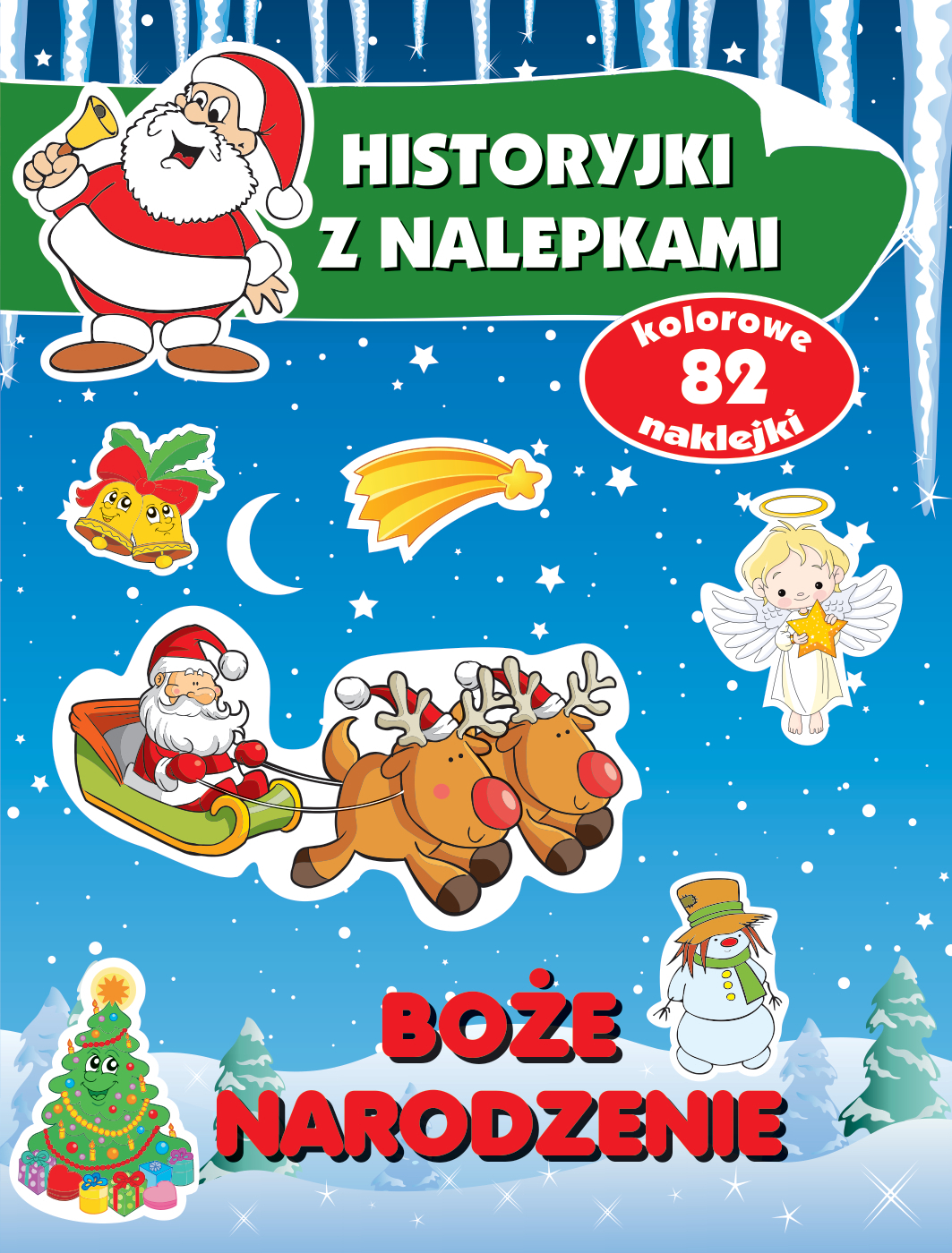 Boże Narodzenie. Historyjki z nalepkami - Wiśniewska Anna - książka