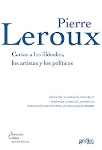 Cartas a los filósofos, los artistas y los políticos - PIerre Leroux - ebook