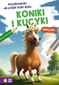 Kolorowanki na cztery pory roku Koniki i kucyki -  - książka