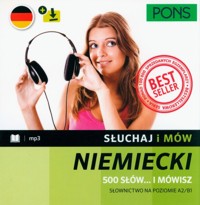 Słuchaj i mów PONS. 500 słów? i mówisz. Słownictwo niemieckie A2/B1 z nagraniami -  - książka