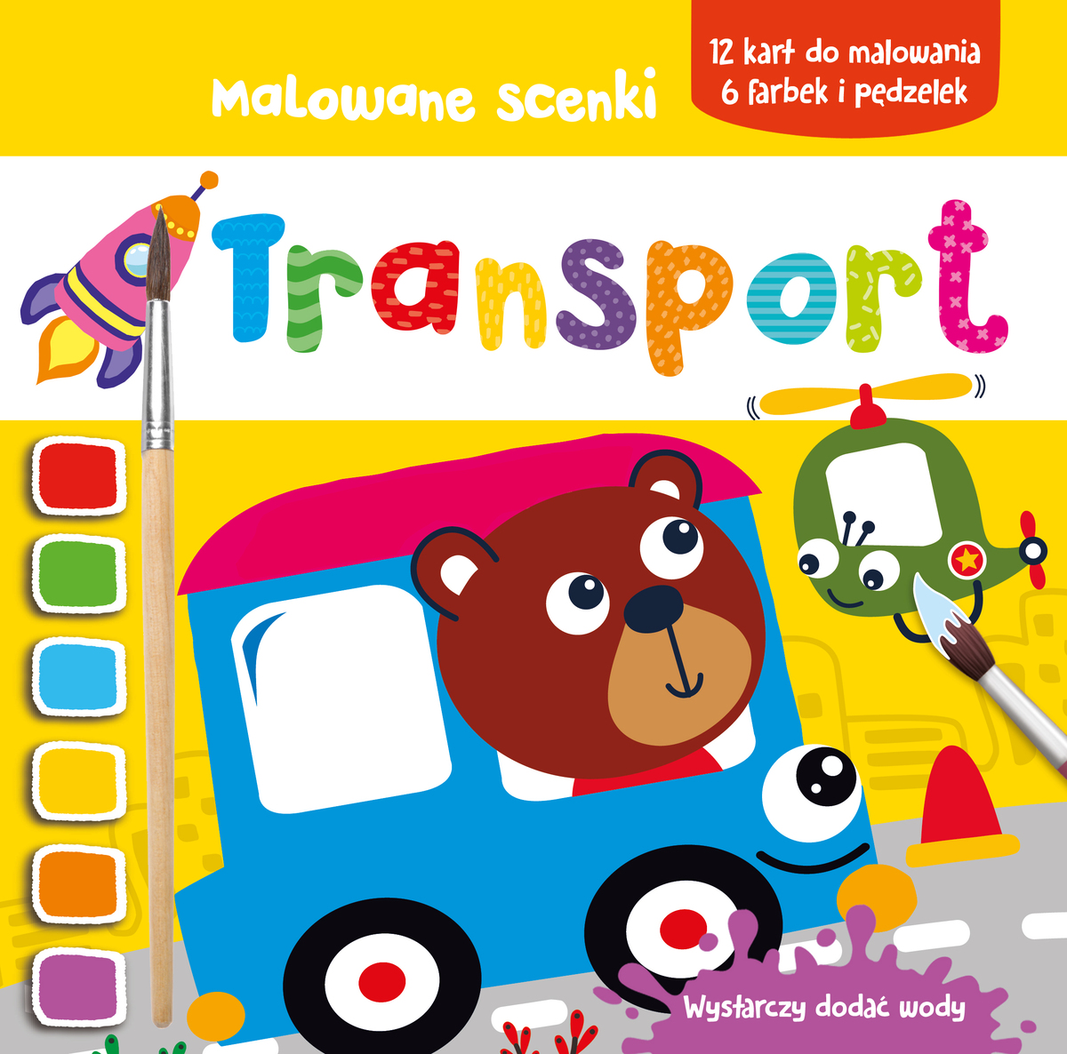 Malowane scenki. Transport - zbiorowa praca - książka