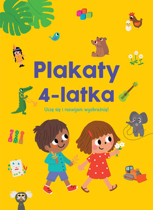 Plakaty 4-latka Uczę się i rozwijam wyobraźnię! - Isabelle Jacque (ilustr.) - książka
