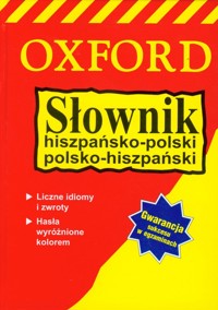 Słownik hiszpańsko-polski, polsko-hiszpański Oxford -  - książka