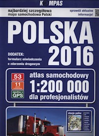Atlas samochodowy Polska 2016 dla profesjonalistów 1:200 000 -  - książka