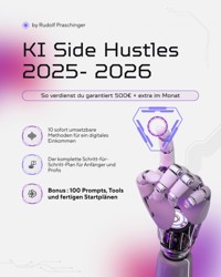 KI Side Hustles 2025- 2026: So verdienst du garantiert 500€ + extra im Monat - Rudolf Praschinger - ebook