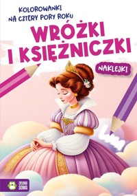 Kolorowanki na cztery pory roku Wróżki i księżniczki -  - książka