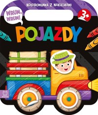 Wrum, wrum! Pojazdy. Kolorowanka z naklejkami - Bator Agnieszka - książka