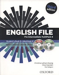 English File 3E Pre-Intermediate Multipack B + iTutor - Oxenden Clive, Latham-Koenig Christina, Seligson Paul - książka