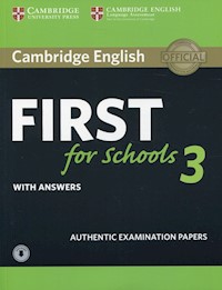 Cambridge English First for Schools 3 with answers with Audio -  - książka