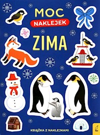 Moc naklejek Zima - Jednoróg Justyna - książka